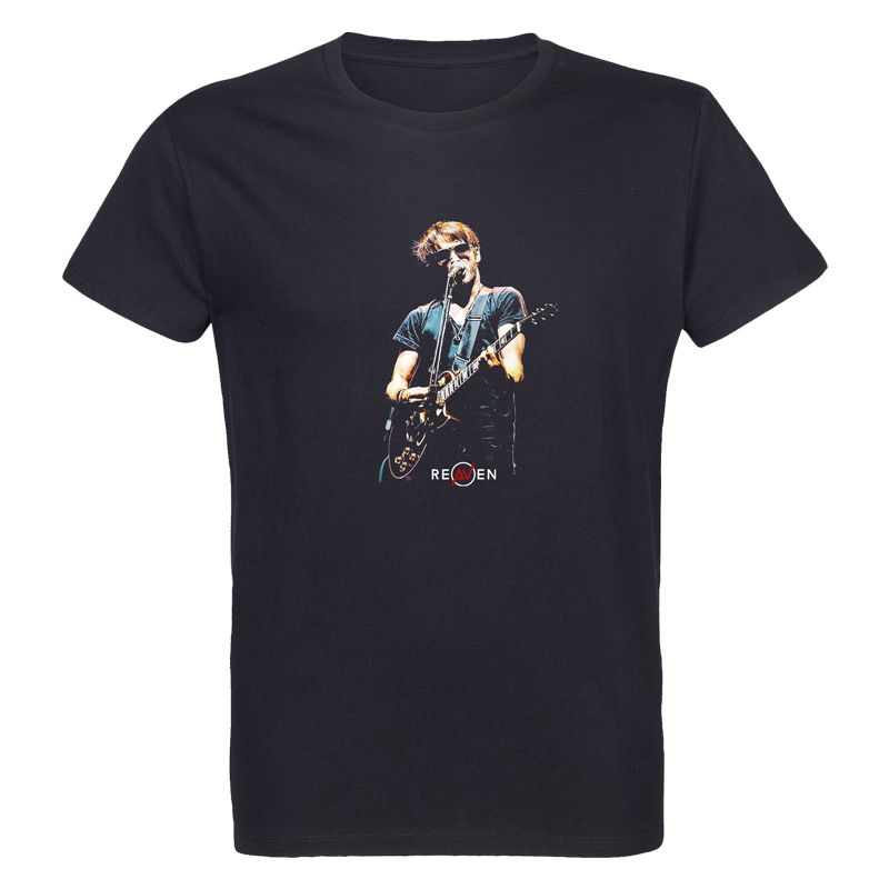 T-shirt Homme NOIR Singer 1 Photo Couleur