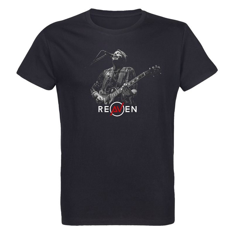 T-shirt Homme NOIR Singer 2 Photo Noir et Blanc