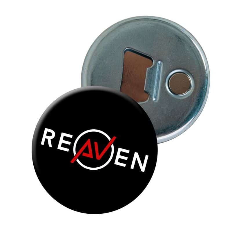 Decapsuleur NOIR Logo Reaven